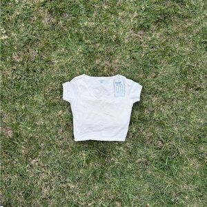 Brandy Melville V Neck Crop Top